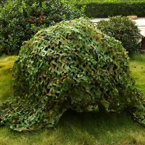 7X7m 8X8m 9X9m White Jungle Desert Reinforced Camouflage Net Swimming Pool Beach Gazebo Garden Sun S