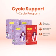 PopoMama Cycle Support Bundle | 1-Cycle Program | For PMS, Cramps & Irregular Cycles