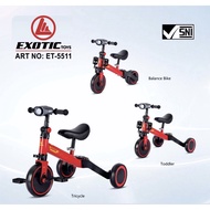 Sepeda Keseimbangan Anak Balance Bike EXOTIC ET709 AVIATOR AT7905 AT7901 ET-709 ET5511