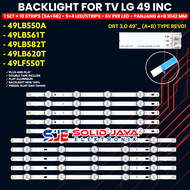 BACKLIGHT TV LED LG 49 INCH 49LB550 49LF550T 49LB561T 49LB582T 49LB620T 49LB551T 49LF550 49LB550A 6V