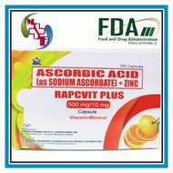 RAPCVIT PLUS ASCORBIC ACID (as sodium ascorbate)  + ZINC