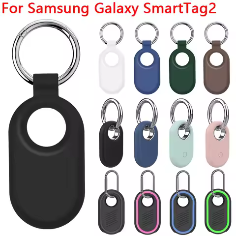 For SmartTag 2 Case Portable Protector Cover For Samsung Galaxy SmartTag2 Smart Tag 2 Soft Silicone 