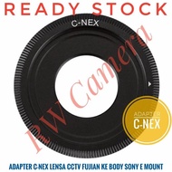 Fujian Cctv Lens C-Nex Adapter to Sony E Mount A6000 Nex5 Body