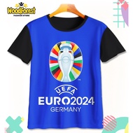 Euro v1 Kids T-Shirt Euro 3D Printing Football Shirt for Ages 1-12 Years - WoodForest