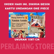 (Contents 100) ONE PIECE Birthday Invitation ONE PIECE Birthday Invitation Card/