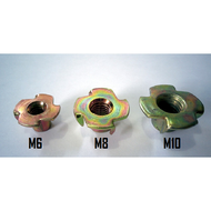 Mur Tanam Baut Cakar Mur Tee Nut Baut T Nut Baut Tanam Kayu Furniture Box Speaker 4 prong