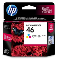 HP 46 BLACK / TRI-COLOR INK CARTRIDGE - CZ637AA / CZ638AA [100% ORIGINAL]