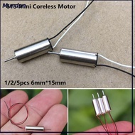 MUNDAN 1/2/5pcs Coreless Motor, 615 6mm*15mm 615 Tiny Hollow Cup Engine Motor, Mini High Speed 46500