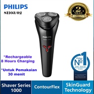 Philips Wireless Shaver Electric Shaver Wet & Dry Series 1000-S1103/02 S1103 Electric Beard Mustache