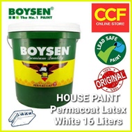 ☜  ◒ ✲ BOYSEN Latex Paint White 16 Liters Pail Barrel