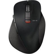 【Direct From Japan】ELECOM Wireless Mouse Bluetooth EX-G Grip Quiet Design 5 Buttons L Size Black M-X