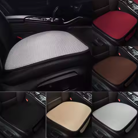Summer Car Seat Cover Breathable Ice Silk Four Seasons Car Seat Cushion Protector Pad Front Pad Fit 
