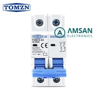 MCB DC 2P 10A 16A TOMZN TOB7Z-63 DC 1000V High Voltage PV System MCB