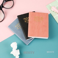 HOSTY Agenda 2024 Notebook Weekly Planner Notebooks Diary Caderno To Do List Pocket Note Book Diario Calendar Office Papelaria Notepad