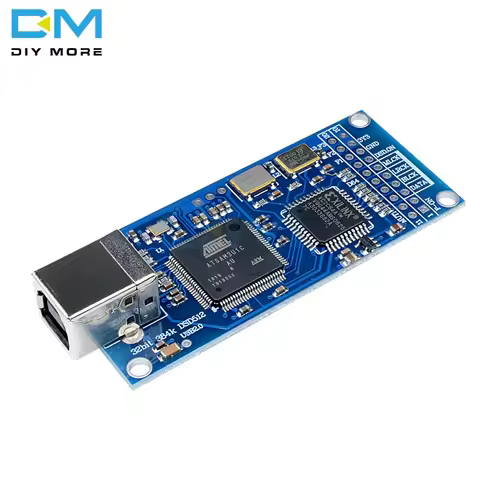 ATSAM3U1C XC2C64A DU1 USB to IIS Digital Interface DAC Decoder Board Support DSD512 32bit 384K I2S D