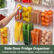 fridge organizers PET Transparent Refrigerator Organizer Can Save Space Container food storage box