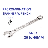PRC COMBINATION SPANNER WRENCH SOCKET NUT DRIVER SIZE RANGE 26 - 46MM OPEN END RING NUTS DRIVERS HAN
