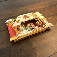 Christmas Snowwood House 3D Card with Handwritten Card