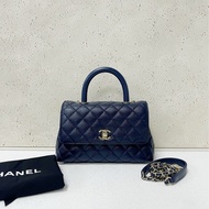 Chanel Coco Handle small 深藍色 小號