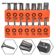 14pcs Screwdriver Set 6.35mm Hex Shank Not Easy To Wear 1/4 Inch Shank