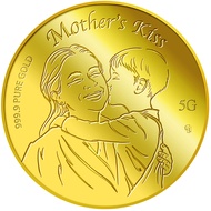 Puregold 5g Mother's Kiss Gold Medallion l 999.9 Pure Gold