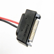 4Pcs SATA 15Pin Male Ke 6Pin Kabel SATA SATA 15 Pin Ke 6 Pin Kabel Penyesuai Kuasa untuk Notebook CD