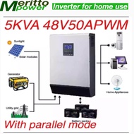 5KW Solar Hybrid solar Inverter 48V  50A PWM with parellel mode ต่อขนานได้ 4 ชุด 20KVA