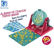 [Gazechimp] Bingo Game Set, Bingo Lottery Game, Traditional Bingo Machine Toy Bingo Set for Festival
