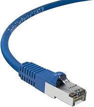 InstallerParts Ethernet Cable CAT7 Cable Shielded (SSTP) Booted 25 FT - Blue - Professional Series -
