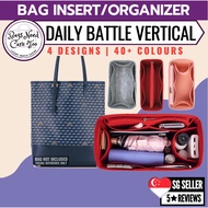 [𝐁𝐍𝐂𝐓👜]🧡 Bag Insert Organizer for Faure Le Page Daily Battle Vertical Tote Bag | Felt Bag In Bag Cus