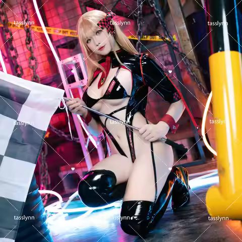 NIKKE The Goddess of Victory Anime Cosplay Emma Cosplay Costumes Emma Leather Racing Suit Halloween 