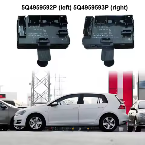 Car Electric Folding Rearview Mirror Window Lift Door Control Module 5Q4959592P 5Q4959593P For Golf 