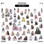 COD 100 Pcs Stiker Kpop BlackPink Lucu Anti Air Untuk Dekorasi Notebook Sepeda Skateboard Handphone