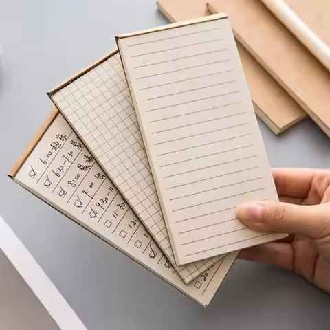 Pocket Kraft Paper Memo Pad Notepad Stationery Scrapbooking Memo Notes To Do List Tear Checklist Not