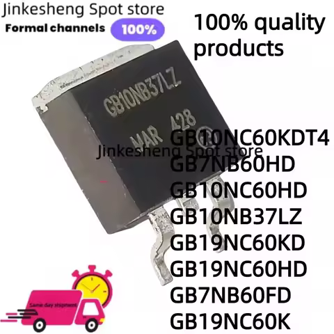10Units TO-263 STGB19NC60HD STGB7NB60FD STGB19NC60K MOSFET STGB10NC60KDT4 STGB7NB60HD STGB10NC60HD S