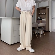 Mens straight-leg slacks spring and summer thin style non-ironing business casual trousers Seluar Ce