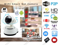 CCTV HD 720P Wireless network IP camera night vision V380 Wireless Smart Home Camera cctv security camera 360° wifi