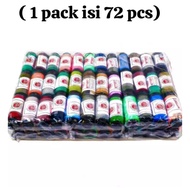 {PACKAGE 1 PACK CONTAINS 6 DOZEN 72 PCS/ } SEWING THREAD CLOTHES THREAD/ Polyester THREAD/ COLORED T
