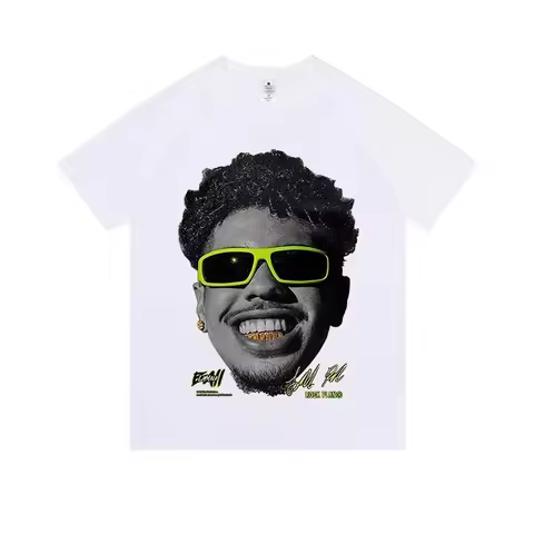 LaMelo Basketball Ball Player Cotton T-shirt Unisex Women Fans Essentials Short Sleeve Tee Fashion B