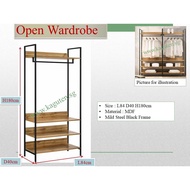 Open Wardrobe,  Wardrobe with Open Shelves, Wardrobe, FREE DELIVERY