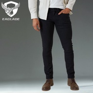 Eaglade Skinny Jeans Men in Black Stretchable 806
