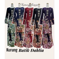 KURUNG BATIK DAHLIA. BATIK VIRAL