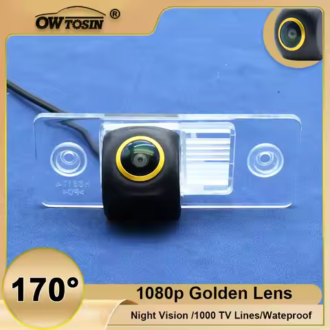 HD Golden Lens Vehicle 170° AHD 1080P Rear View Camera For Porsche Cayenne (955) 2003 2004 2005 2006