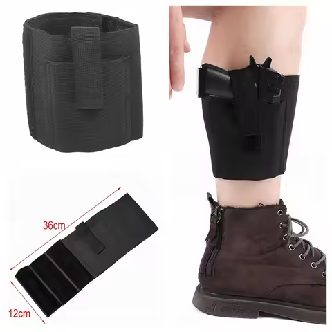 Concealed Carry Ankle Gun Holster for S&W M&P Shield 9mm, Bodyguard .380, Ruger LCP, LC9, GL17 Tacti
