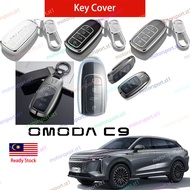 [READY STOCK]Omoda C9 Omoda 9 Key Kunci Cover TPU Aluminium Protect Cover Chrome Cover for Omoda C9 