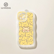 Phone Case Compatible for iPhone 14 Pro Max iPhone 13 Pro Max iPhone 12 Pro Max iPhone 7 Plus iPhone 8 Plus Cute Winnie The Pooh Pattern Wavy Silicone Soft Case