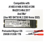256GB 512GB 1TB SSD for A1465 A1466 A1502 A1398 Year 2013 2014 2015 2017  IMa*