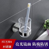 Toothbrush Cup Pendant Rack 304 Hardware Mouthwash Cup Holder Single Cup Holder Imported Stainless S