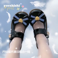 Original hand-made [Moonzhishi send socks] Lolita big toe shoes soft sister bow shoes jk shoes lolit