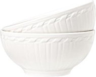 LEETOYI 11 OZ Ceramic Bowls Set of 2, Perfect for Ceramic Soup Bowls for Soup, Cereal and Salad, Dis
